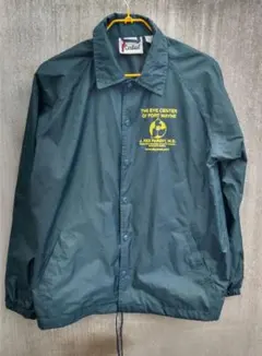 【美品】古着　アメカジ　ナイロンジャケット 　コーチジャケット　ネイビー