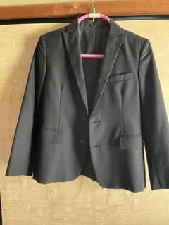 COMME CA ISM ブラックジャケット、150A