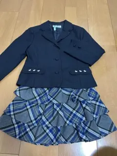 ポンポネット ジャケットとスカートセット 120cm フォーマル　卒業　入学