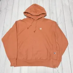 Champion チャンピオン リバースウィーブ M パーカー オレンジ