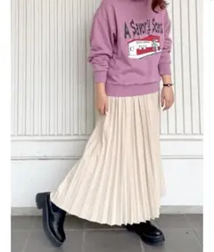 ロデオクラウンズ ECOスウェード プリーツスカート