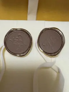 FENDI フェンディ カリグラフィ　ピアス　正規品　未使用のサムネイル