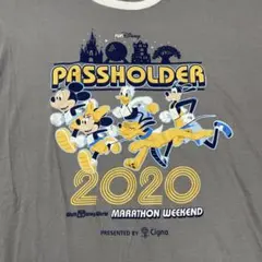 ディズニーワールドマラソン 2020 パスホルダー限定 Tシャツ