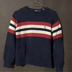Polo by Ralph Lauren ニット Sサイズ ネイビー ボーダー
