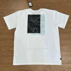 【UNDER ARMOR】メンズ Tシャツ 白 バックプリントTシャツ 2XL
