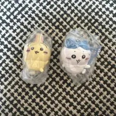 カプセルトイ ちいかわ つまんでつなげてますこっと　ハチワレ　うさぎ