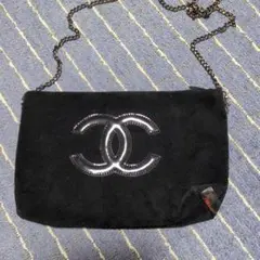 CHANEL ブラック ショルダーバッグ