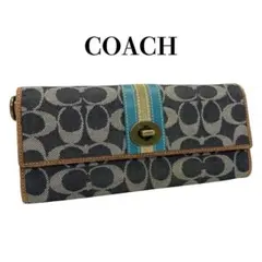 COACH コーチ　長財布 シグネチャー　レディース　メンズ