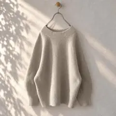 ★美品◆スピックアンドスパン◆ ボトルネック ドルマンスリーブニット