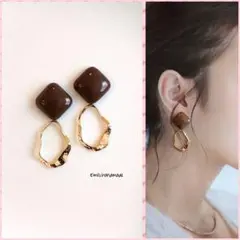 【No.378】ハンドメイド ピアス イヤリング 上品 大人綺麗 高見え