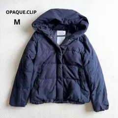 OPAQUE.CLIP ミュラーダウン ボリュームカラージャケットネイビー Mのサムネイル