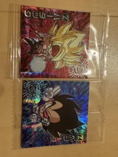 ドラゴンボールウエハース　ベジータ　バーダック　GR セット