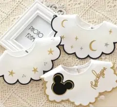 新品　スタイ3枚セット　星　おつきさま　防水　360°