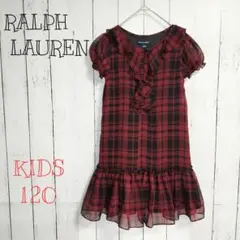 Ralph Lauren キッズ ドレス 正装 発表会 半袖ワンピース 120