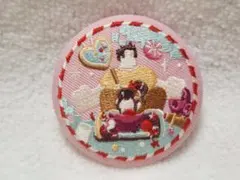 ディズニー刺繍缶バッジ2　シュガーラッシュ