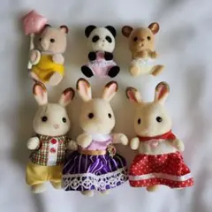 シルバニアファミリー　人形　ショコラうさぎ　赤ちゃん