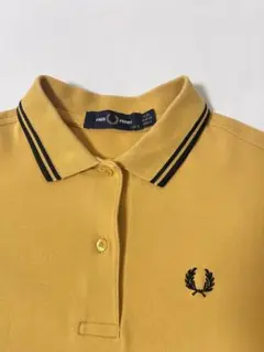 Fred Perry フレッドペリー　イエローポロシャツ 半袖UK8 S サイズ