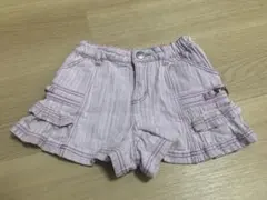 アナスイミニ　ストライプ　キュロットスカート　110