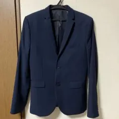 ネイビー テーラードジャケット 2つボタンH&M