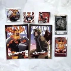 ヒロアカ　エンデヴァー　ホークス　缶バッジ　スナマイ　シール烈伝　まとめ売り