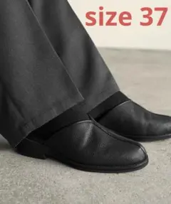shiun】LEATHER SQUARE MULE 43 - メルカリ
