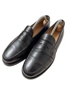 United Arrows ローファー ブラック レザーソール 24.5cm