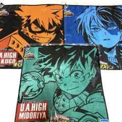 緑谷出久　爆豪勝己　轟焦凍　タオル　まとめ売り　僕のヒーローアカデミア