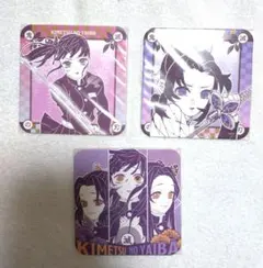 鬼滅の刃　原画展　アートコースター　胡蝶カナエ　胡蝶しのぶ　栗花落カナヲ