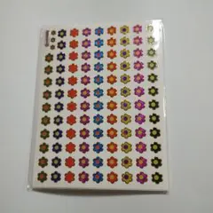 キラキラシール　T　花　同柄9枚セット　送料無料