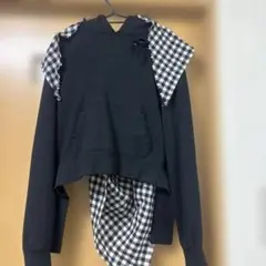ORIMI RIPPED OFF HOODIE WITH SCARF 2のサムネイル