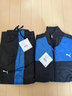 PUMA ジャージセット 140サイズ 黒/青