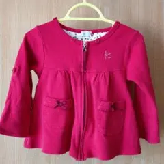 組曲　パーカー　ブルゾン　赤 80　90