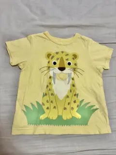 Bitz 仕掛けTシャツ 100cm ヒョウデザイン　イエローのサムネイル