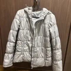OLD UNIQLO ダウン シルバーGREY 光沢 mont-bell似