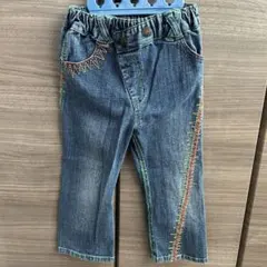 BIT'Z（ビッツ） デニムパンツ 95cm カラフル刺繍付き ベビー・キッズ服のサムネイル