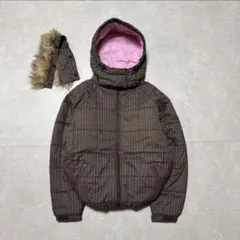 00s Columbia 短丈hooded puffer jacket y2k