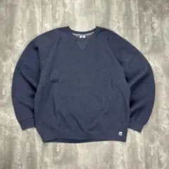 ラッセル 00s ロゴタグ 無地 スウェット ネイビー XL 6536のサムネイル