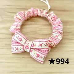 【残りわずか】猫の首輪＊シュシュ☆994