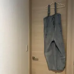 ライトブルーデニムサロペット