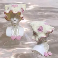 【専用出品】 猫耳ニット帽 ハンドメイド かぎ編み