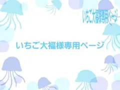 いちご大福様専用ページ