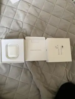 AirPods本体 ホワイト 充電ケース付き