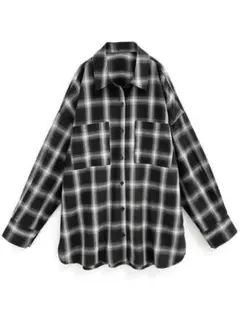 GRL チェック柄ビッグシャツ[on323]