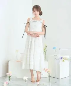Rosé Muse Cut sew lace dress ロゼミューズ - メルカリ