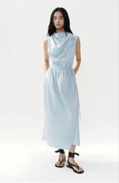 H&M ギャザーラップスカートワンピース　サイズMのサムネイル