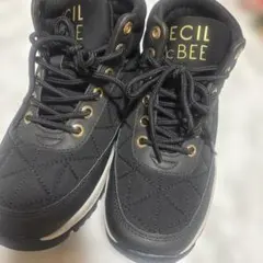 CECIL McBEE ブラックスニーカーMのサムネイル