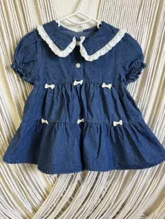デニムワンピース 80サイズ