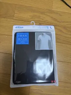 ユニクロ　エアリズム　デオドラントメッシュVネックT