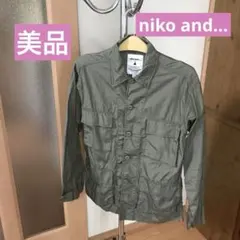 美品　niko and... ニコアンド　ミリタリージャケット　L