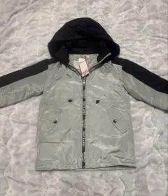 リッカリッカ 淡緑と黒の中綿コート バースデイ ラブトキ